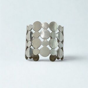 Standout‎ Avant-garde Sterling Silver-Plated Cuff Bracelet